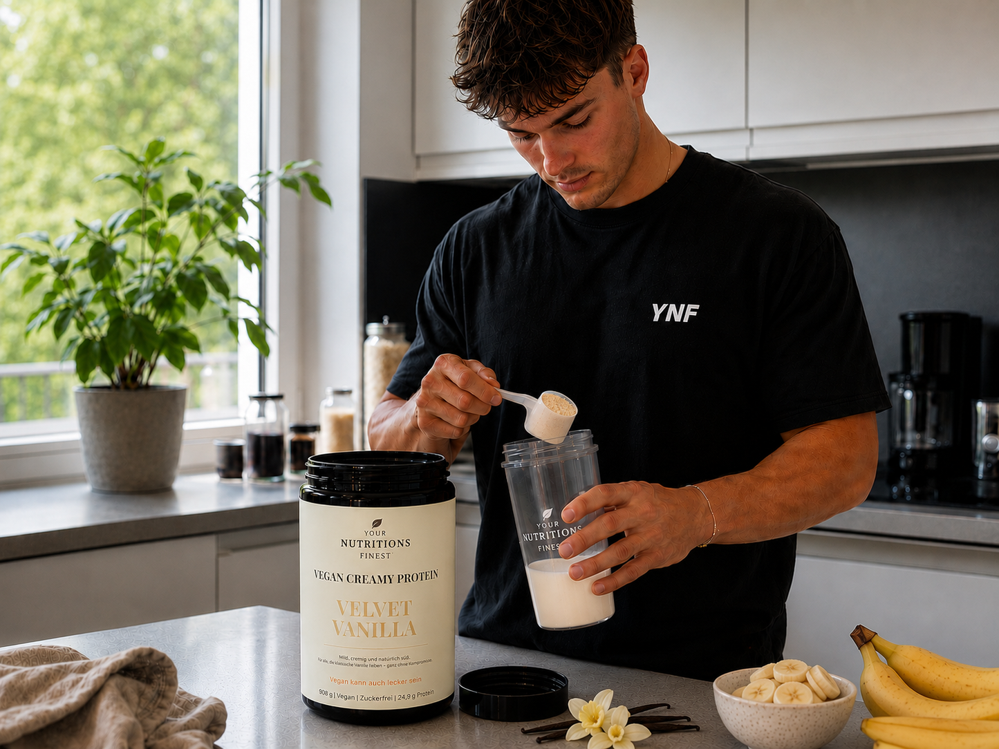 Veganes Proteinpulver – Velvet Vanilla | 24,9 g Protein