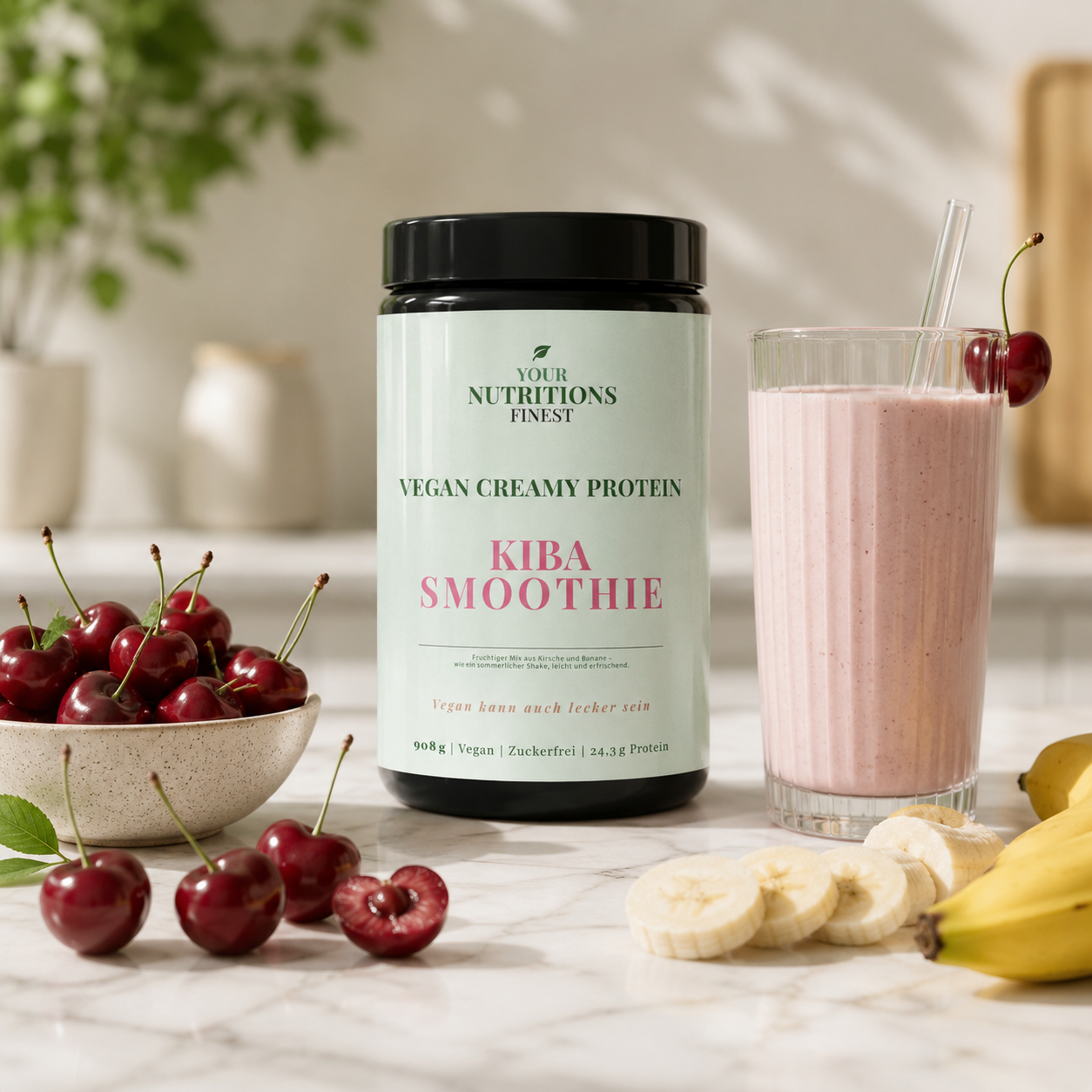 Veganes Proteinpulver – Kiba | 24,3 g Protein