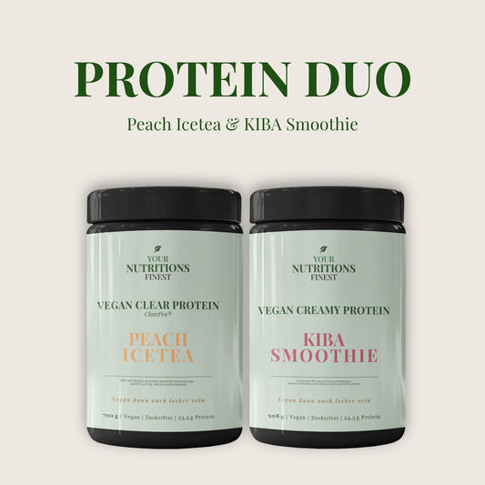 Protein Duo – Peach Icetea & KIBA Smoothie